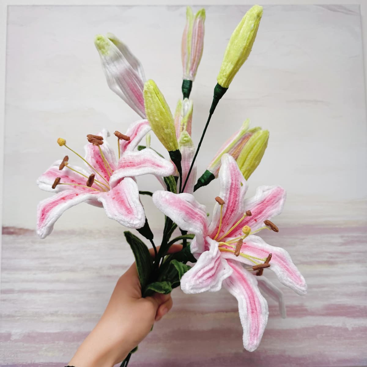 DIY Pipe Cleaner Lily Kit – Craft Your Own Bouquet + Video Tutorial