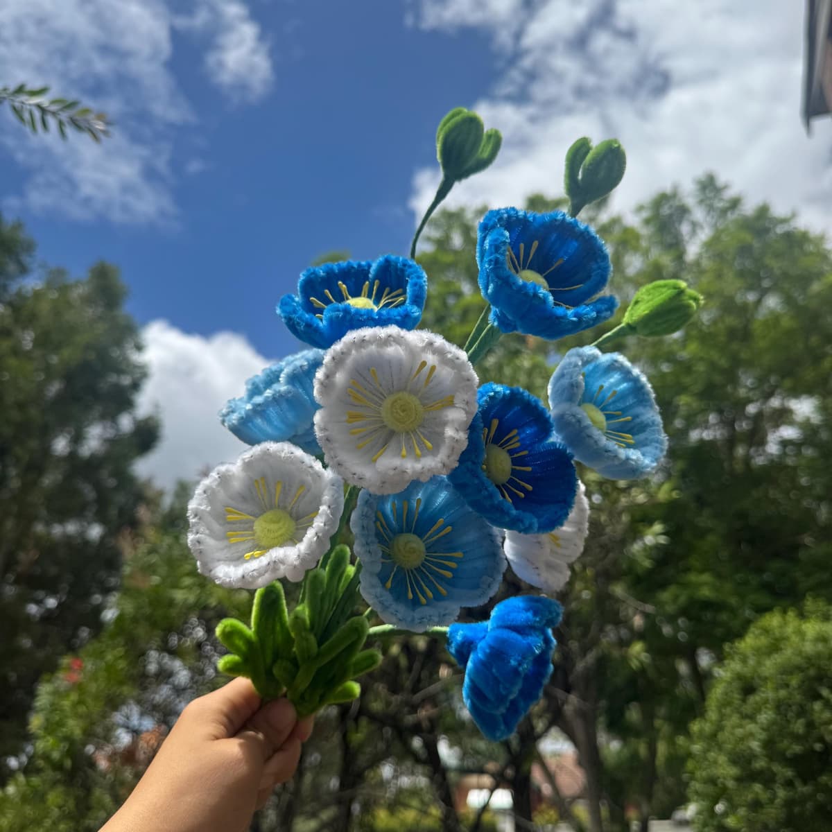 DIY Pipe Cleaner Poppy Kit – Craft Your Own Bouquet | Includes Materials & Easy Tutorial